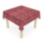 Thumbnail: Indian Inspired Red Jubilee Tablecloth