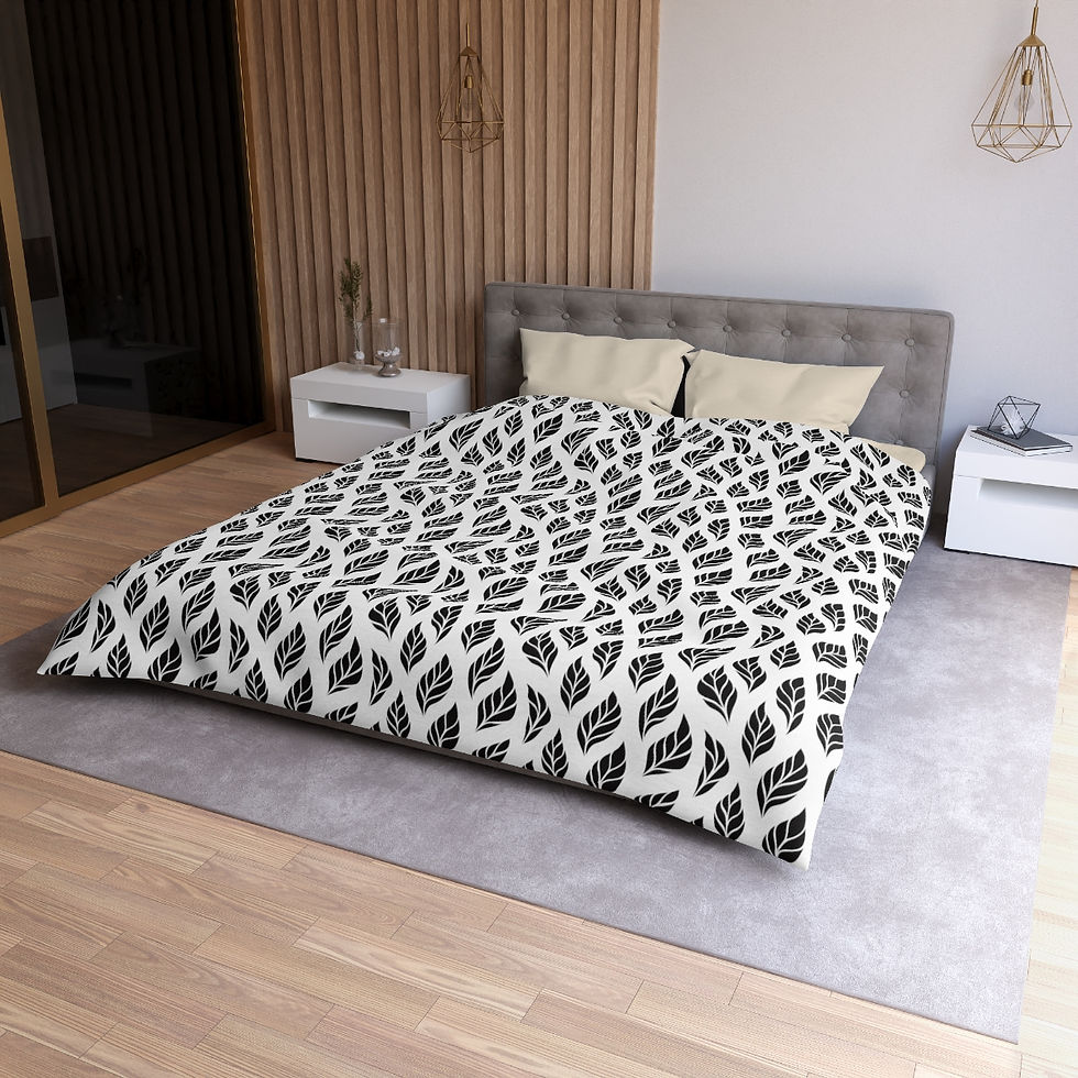 Thumbnail: Fall Leaves Microfiber Duvet Cover