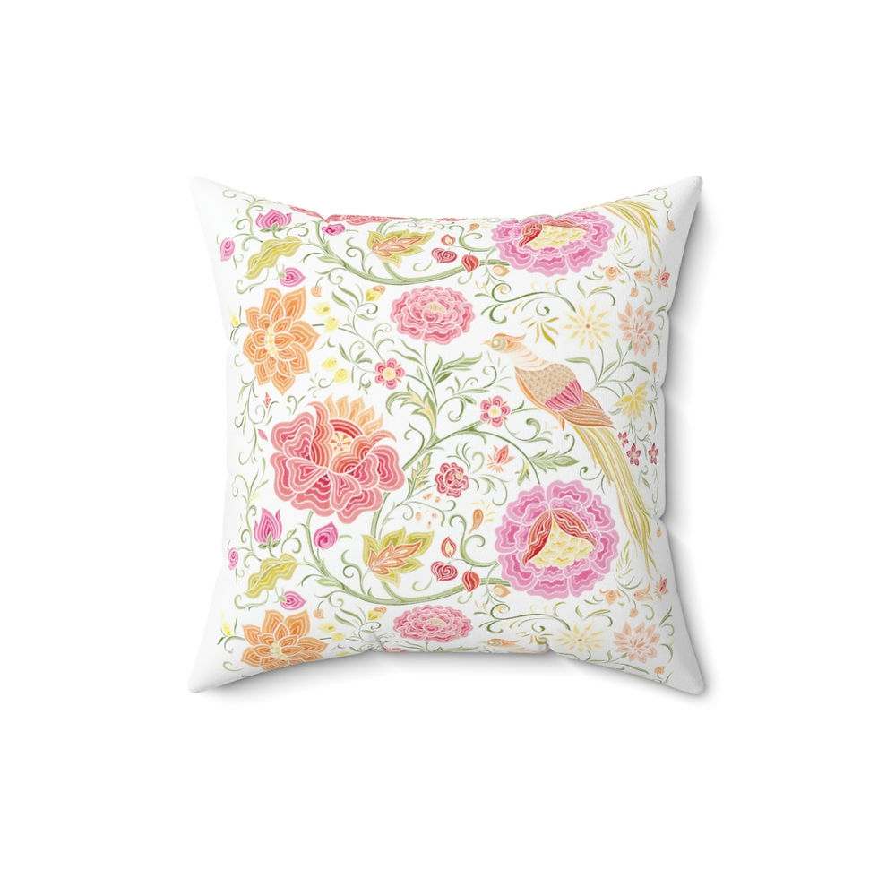 Thumbnail: East Garden Faux Suede Square Pillow