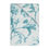 Thumbnail: Floral Velveteen Throw Blanket — Teal Botanical Microfiber