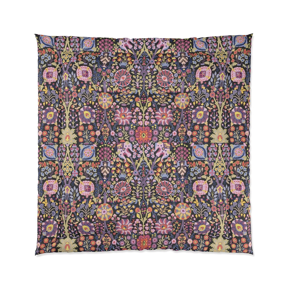 Thumbnail: Kilim Modern East Indian (DARK) Comforter
