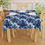 Thumbnail: Blue Bows Elegant Winter-Themed Tablecloth with Blue Bows