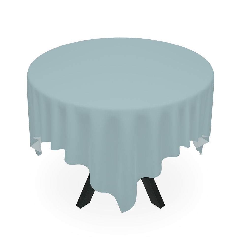 Thumbnail: Ava  (SOLID SAGE) Elegant Floral Tablecloth 