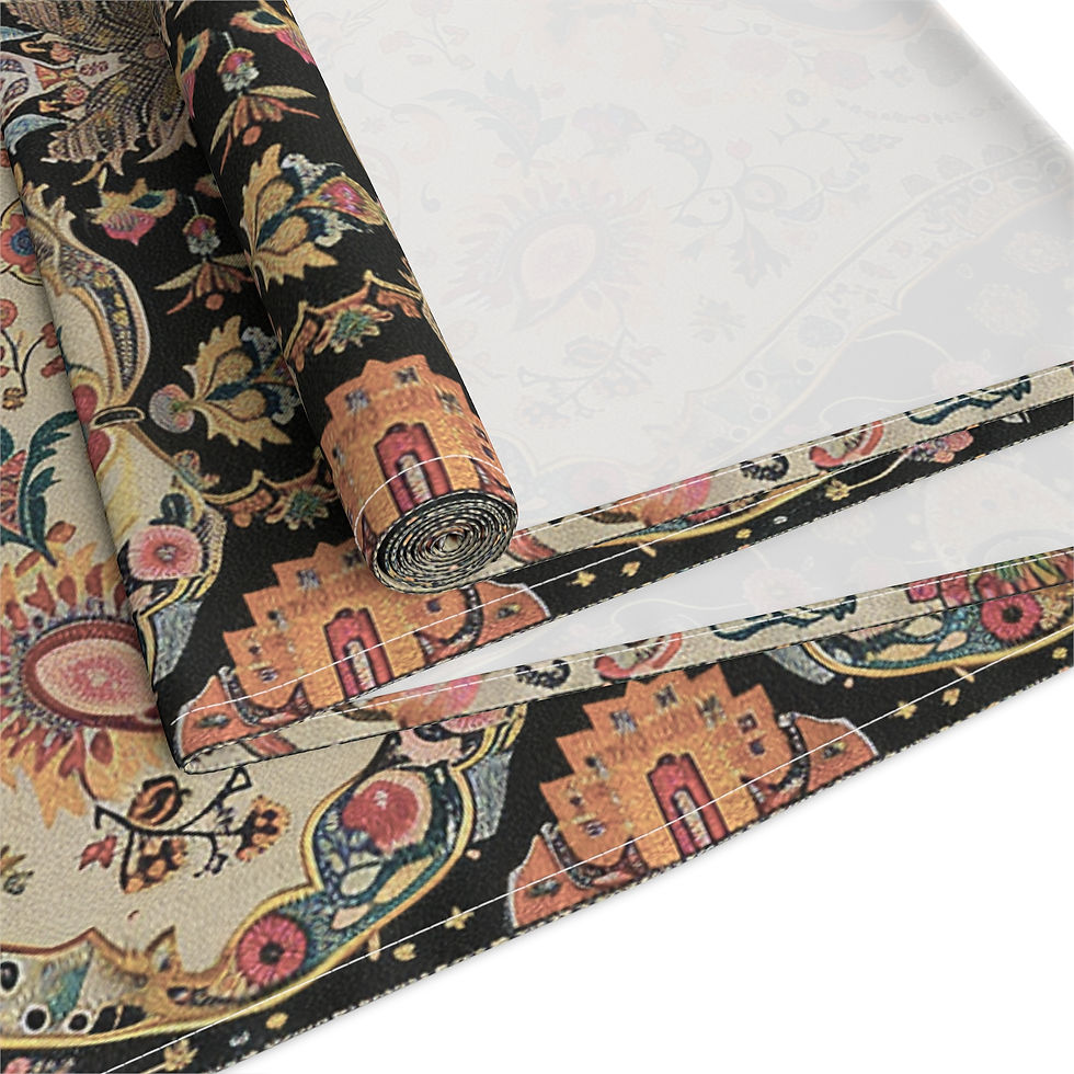 Thumbnail: Talia Elegant Floral Table Runner - Cotton/Poly Blend 