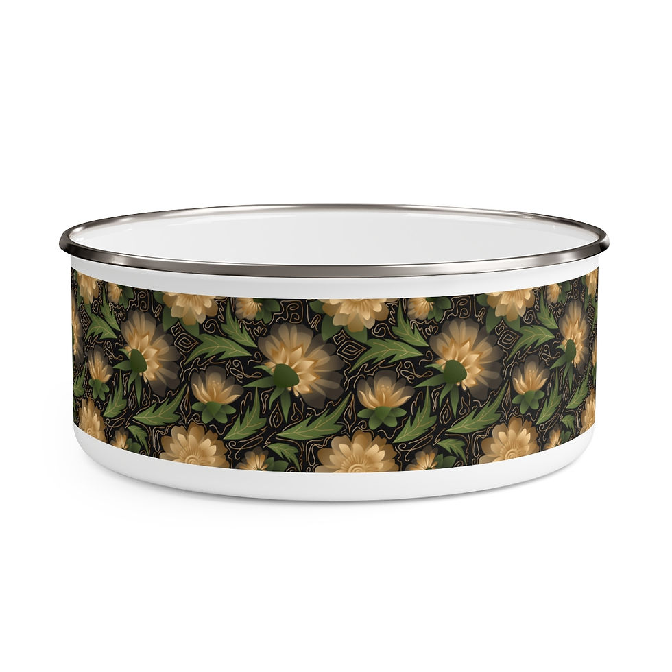 Thumbnail: Magical Forest 3   Enamel Bowl
