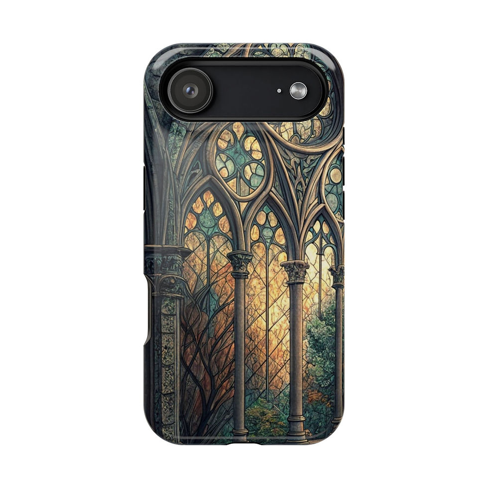 Thumbnail: Gothic Architecture Cathedral Phone Case — Magnetic Impact-Resistant