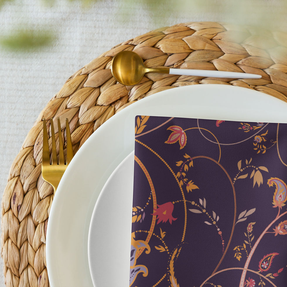 Thumbnail: Tealee Cloth napkin set copy