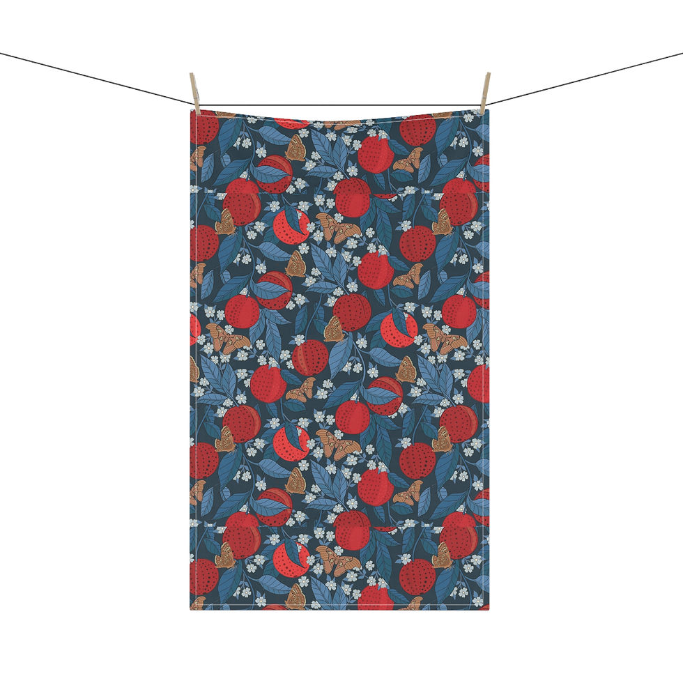Thumbnail: Vibrant Fruit Pattern Tea Towels – Perfect for Home Décor & Gifting