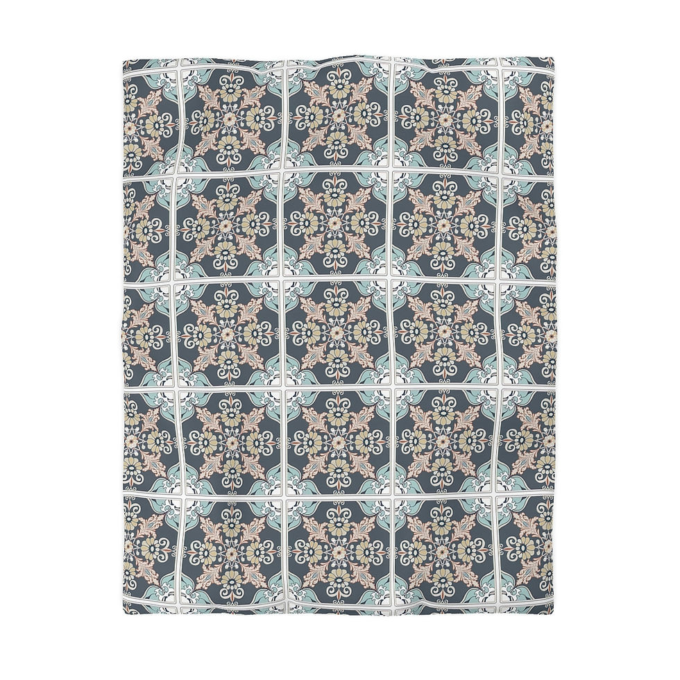 Thumbnail: Moroccan Design #2  Microfiber Duvet Cover