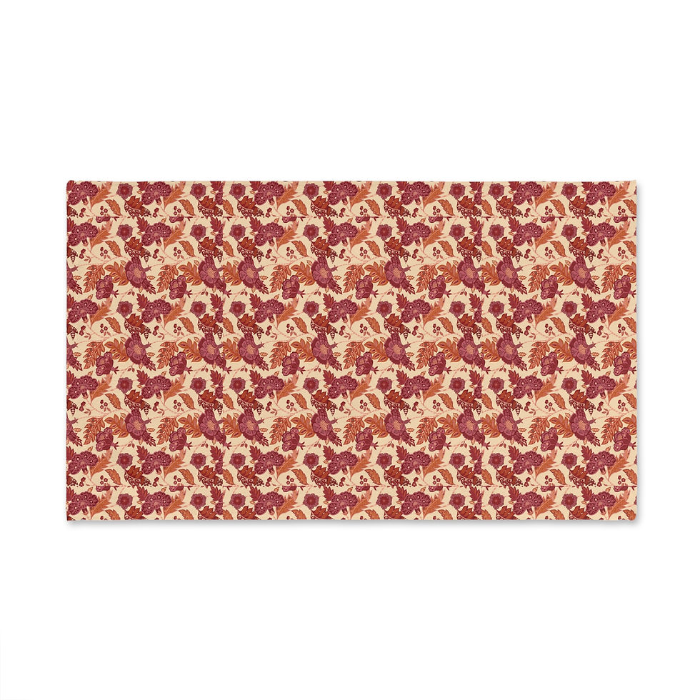 Thumbnail: Chintz Autumn Floral Hand Towel - Cozy & Elegant Home Decor