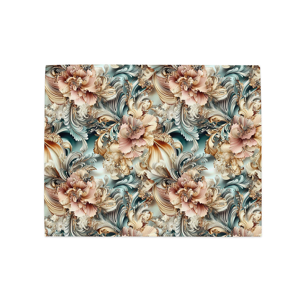 Thumbnail: Christmas Damask Placemat Set