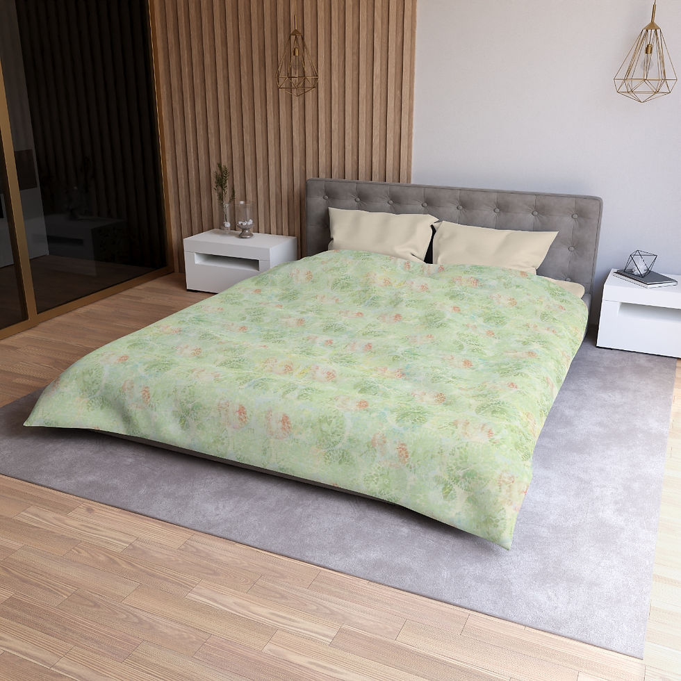 Thumbnail: Seafoam Microfiber Duvet Cover