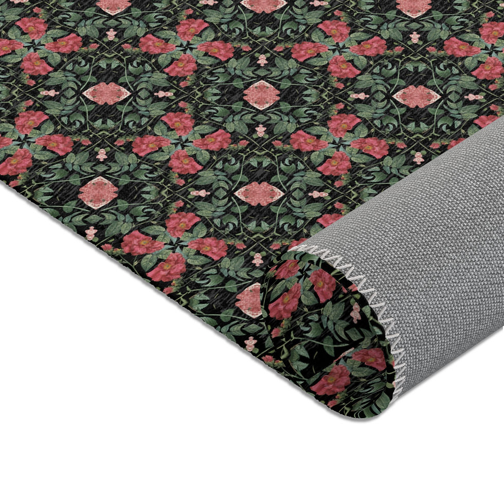 Thumbnail: Vintage Arabesque Floral Area Rug