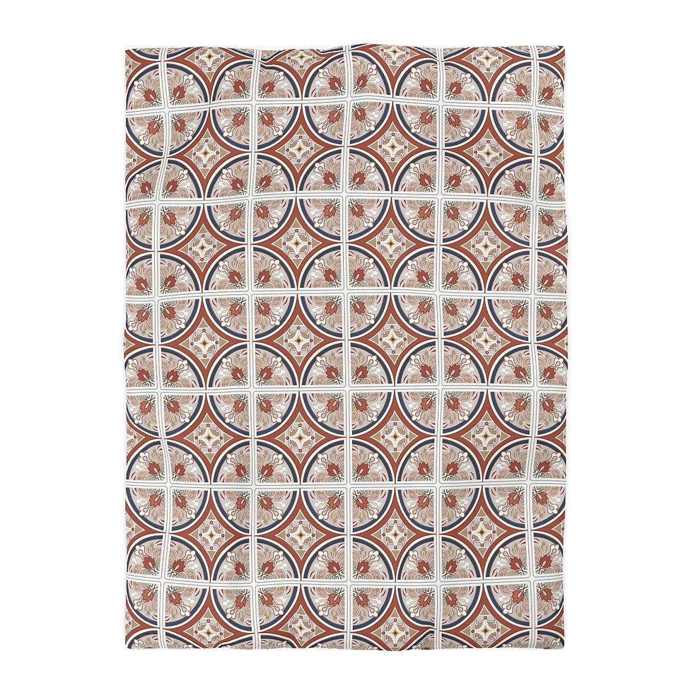 Thumbnail: MoroccanDesign #5  Microfiber Duvet Cover