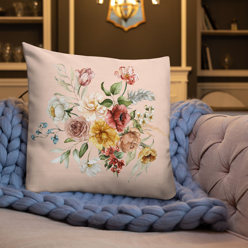 Thumbnail: Springtime Splendor (Cinderella) Premium Pillow 