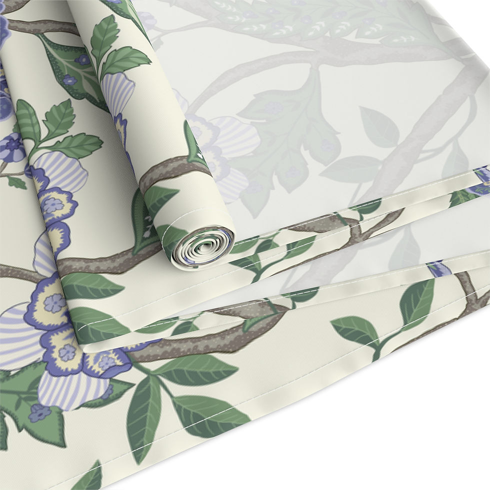 Thumbnail: Mughal Garden (creme) Table Runner