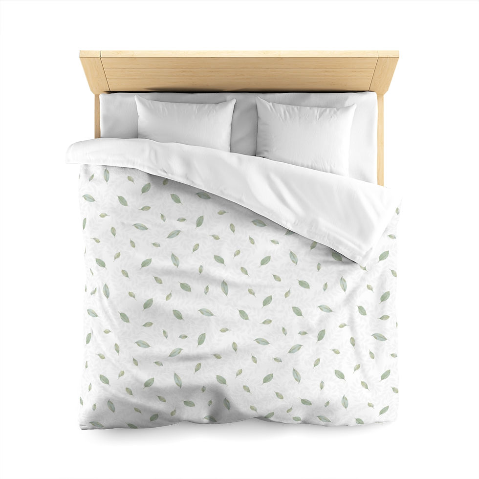 Thumbnail:  Magnolia Leaves  Microfiber Duvet Cover