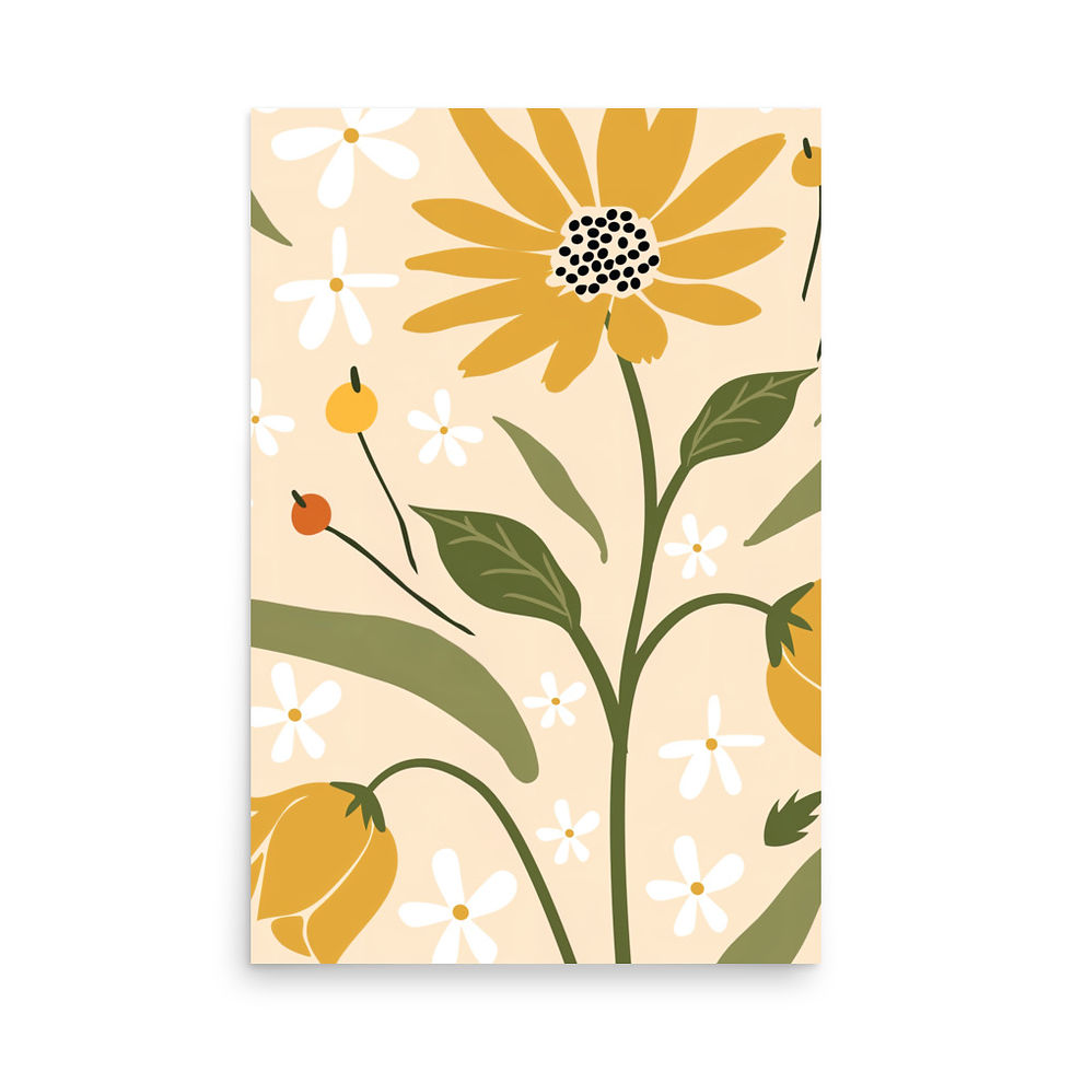 Thumbnail: Floral Daisy 1 Poster