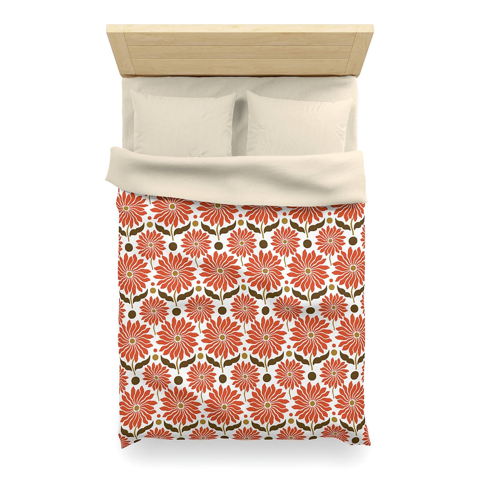 Thumbnail: Lotta Daisy Microfiber Duvet Cover