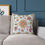 Thumbnail: Indian Influence (Blue) Spun Polyester Pillow