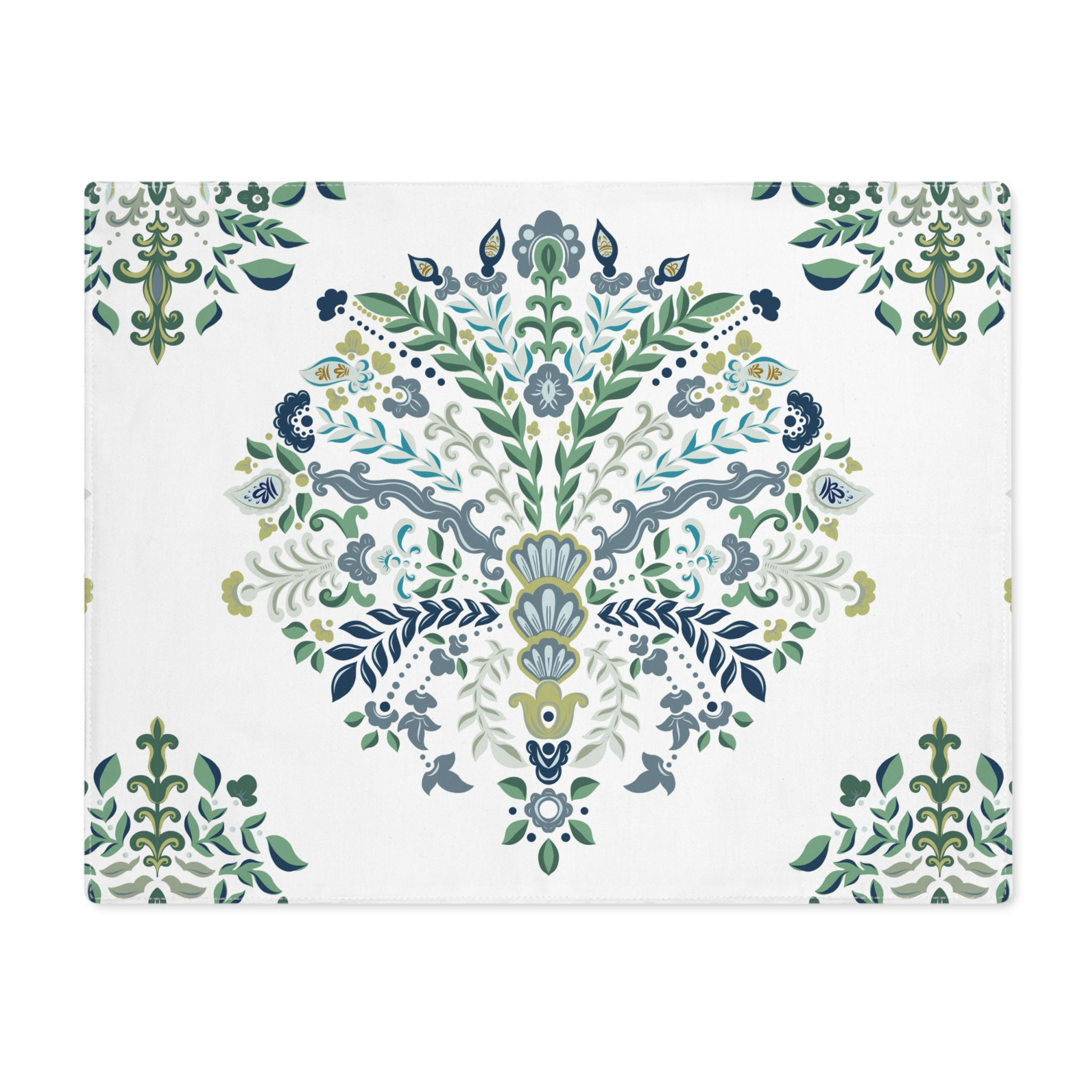 Indigo Bloom 4 Placemat - Eco-Friendly Dining Décor