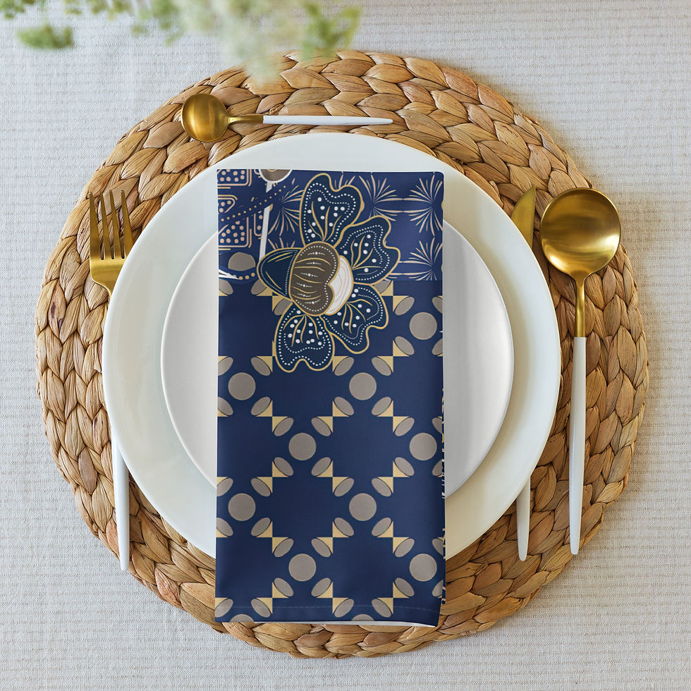 Thumbnail: Traditional Batik Cloth napkin set