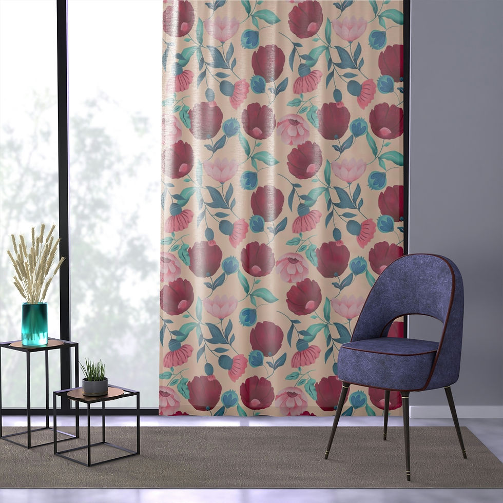Thumbnail: Happy Garden Window Curtain