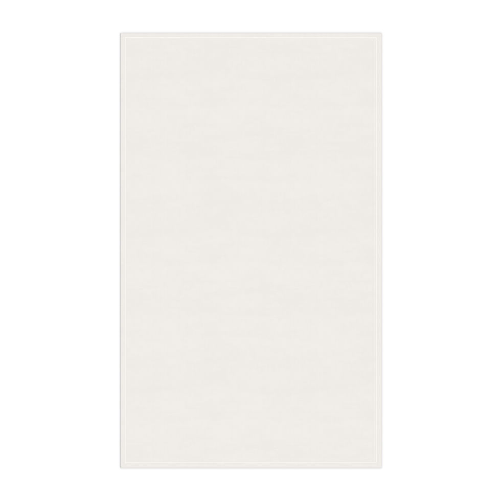 Thumbnail: Blue Floral Cat Tea Towel — Decorative Cotton Kitchen Towel