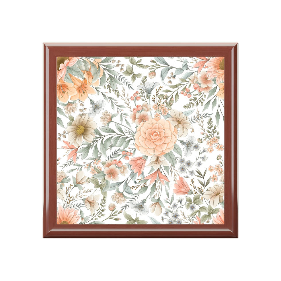 Thumbnail: Delicate Floral 3Jewelry Box