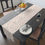 Thumbnail: Ivory Pink MelodyFloral Cotton/Polyster Table Runner