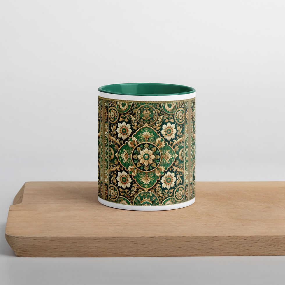 Thumbnail: Persian Evergreen Mug with Color Inside