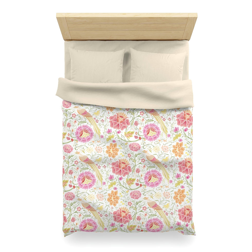 Thumbnail: East Garden Microfiber Duvet Cover