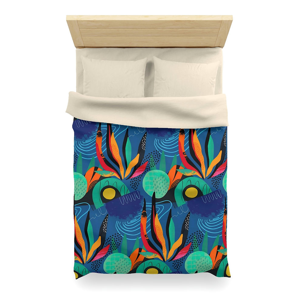Thumbnail: Bold Colors Microfiber Duvet Cover