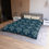 Thumbnail: Indigo Bloom Microfiber Duvet Cover - Cozy Bedroom Decor