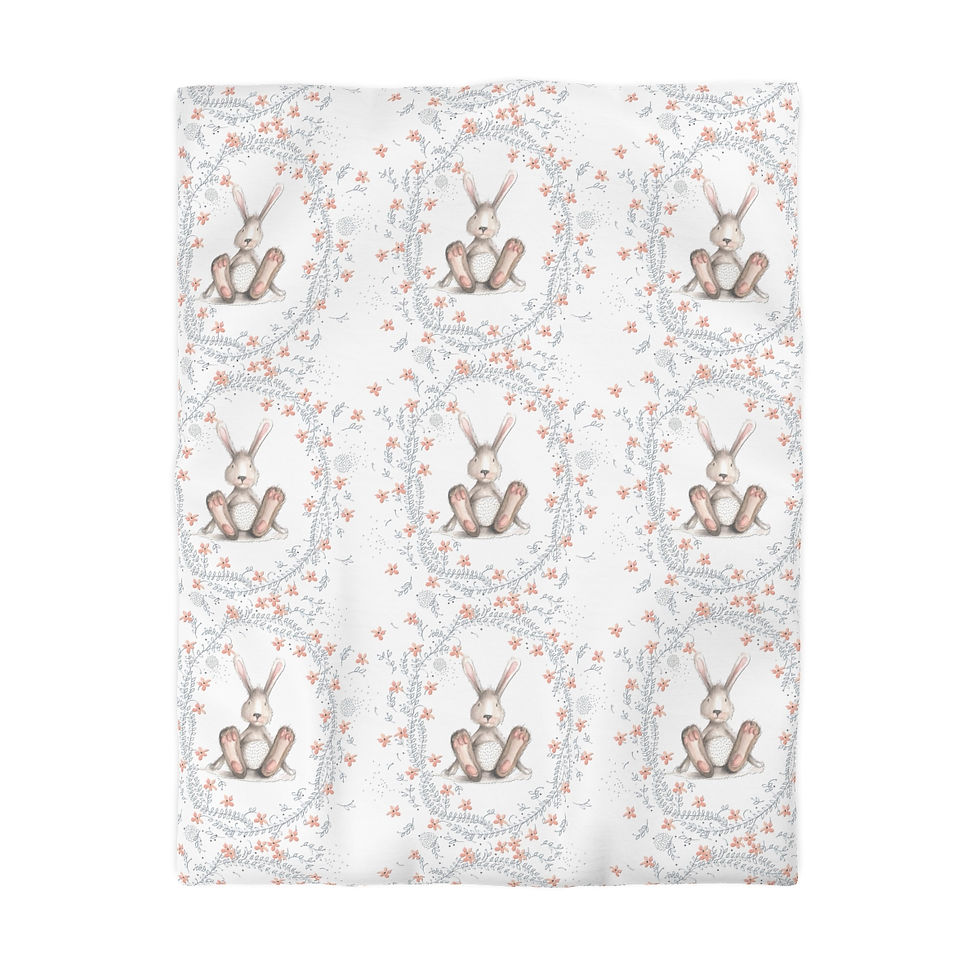 Thumbnail: LG Riley Rabbit Microfiber Duvet Cover