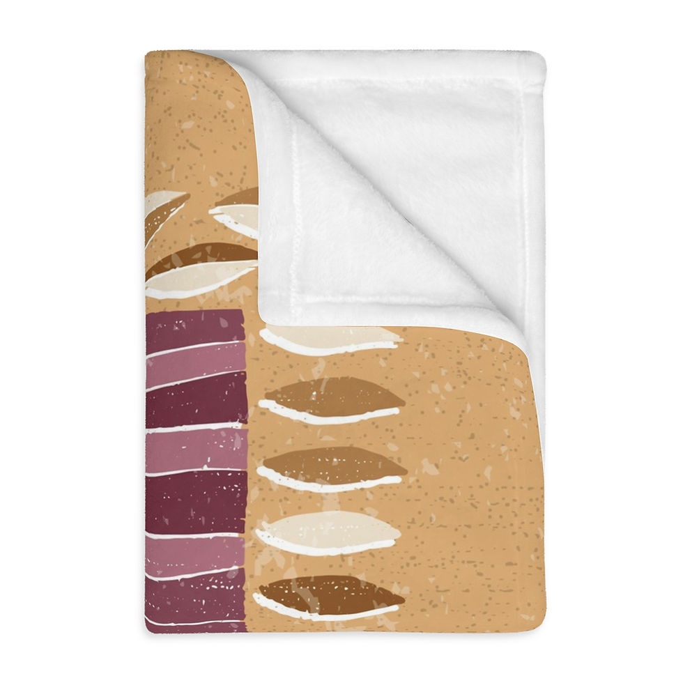 Thumbnail: Velveteen Microfiber Blanket (Two-sided print)