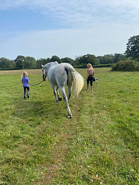 Esther & a horse