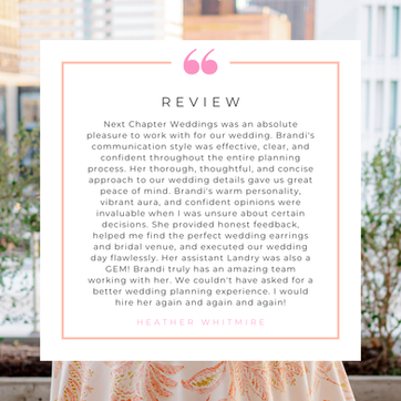 Bride smiling confidently on her wedding day, supported by Next Chapter Weddings’ expert planning team, highlighting clear communication, thoughtful guidance, and flawless execution from start to finish.
