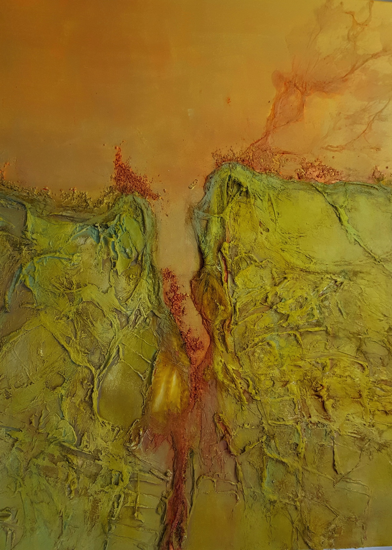 vulkanisch landschap