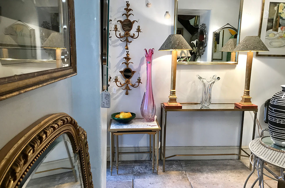 Thumbnail: Square Brass Mirror
