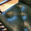 Thumbnail: SOLD - Pair Of High Back Parker Knoll Stained Beech and Green Leather Armchairs
