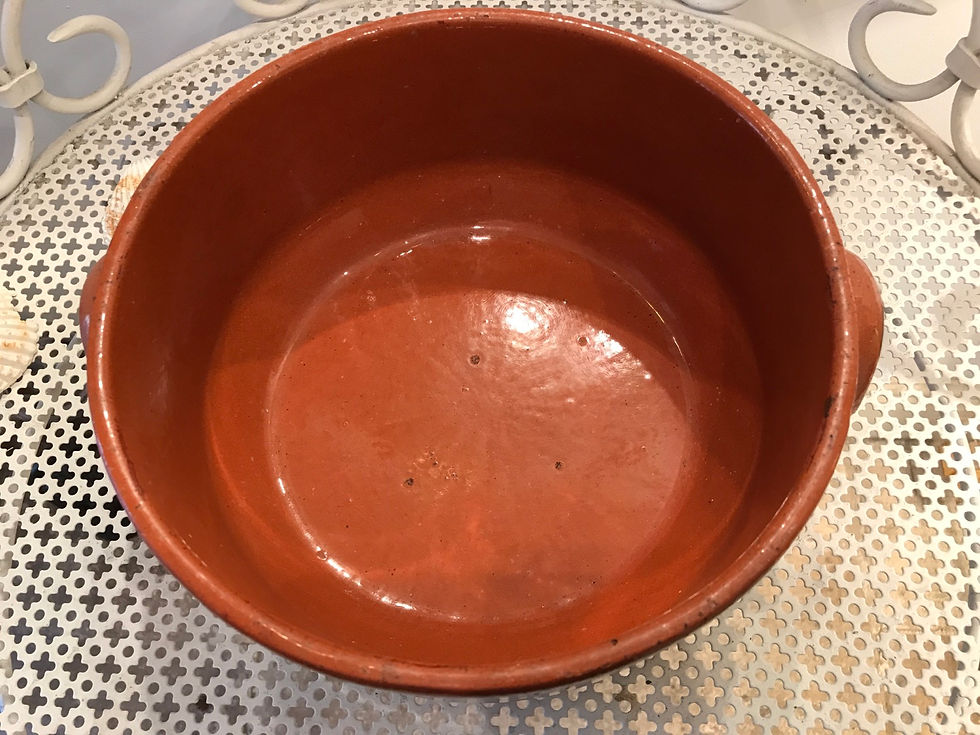 Thumbnail: SOLD - Glazed Terracotta Pottery Alsacien