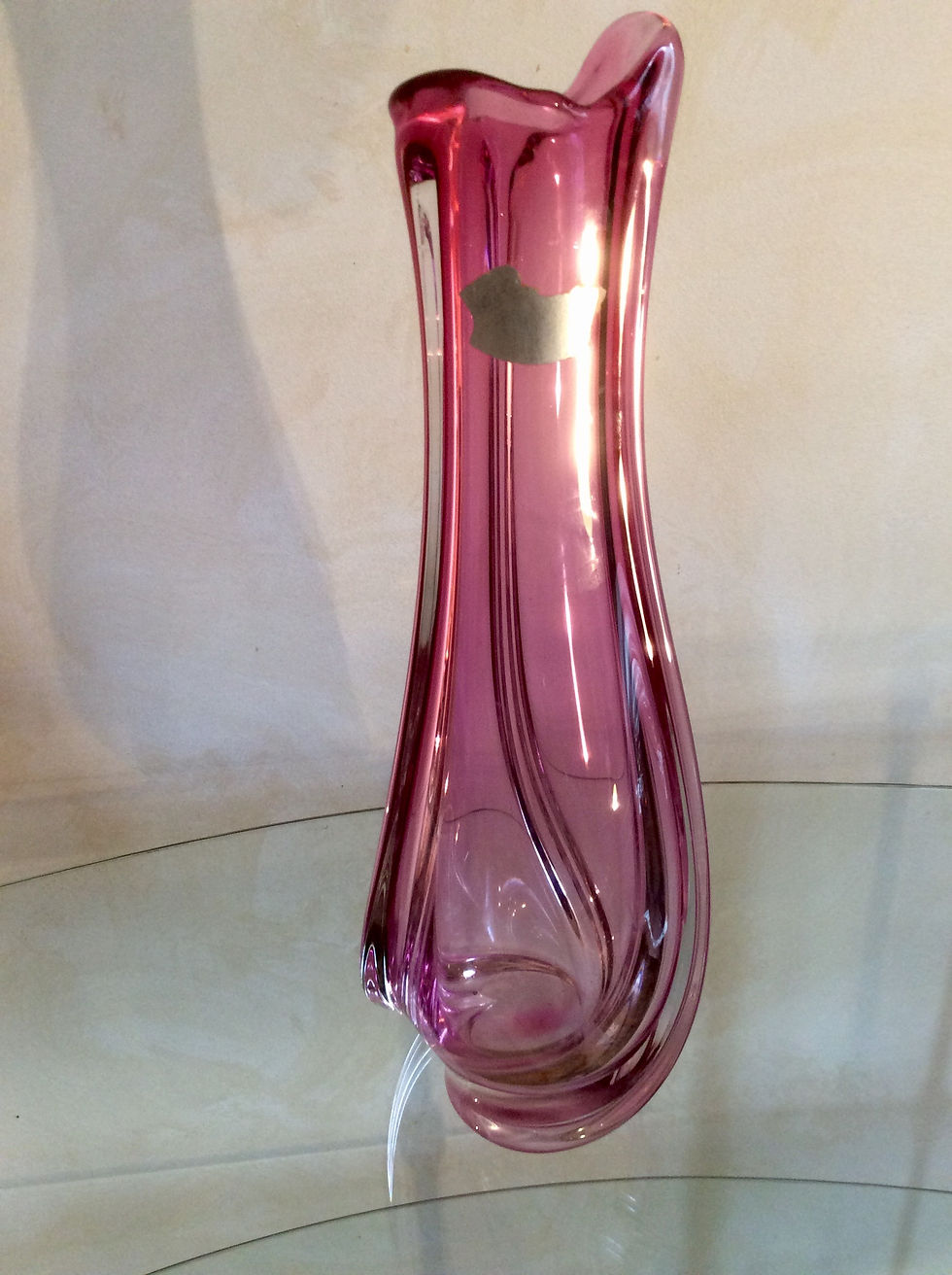 Coloured Crystal Vase