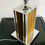 Thumbnail: Chrome, Polished Aluminium and Brass Table Lamp