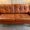 Thumbnail: Generous Two-Seat Sofa in Tan Leather by Skippers of Denmark