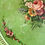 Thumbnail: Circular Green Tole Tray