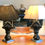Thumbnail: SOLD - Pair of Cast Iron Ball & Claw Bath Feet Lamps