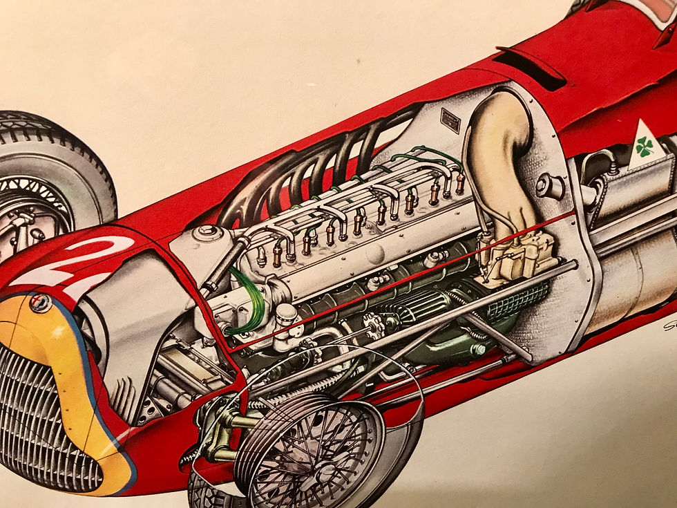 Thumbnail: Serge Bellu Print-Alfa Romeo Alfetta 159