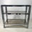 Thumbnail: SOLD - Three-Shelf Unit with Chrome Square Cluster Columns
