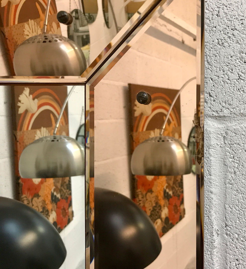 Thumbnail: Rectangular Wall Mirror with Peach Mirror Frame